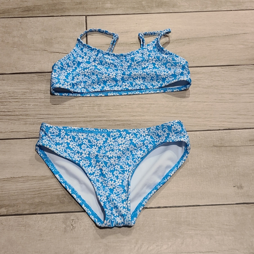 💐Art Class flower print bikini🎀💫🦄🪻🍍🍓🦉🐧💘